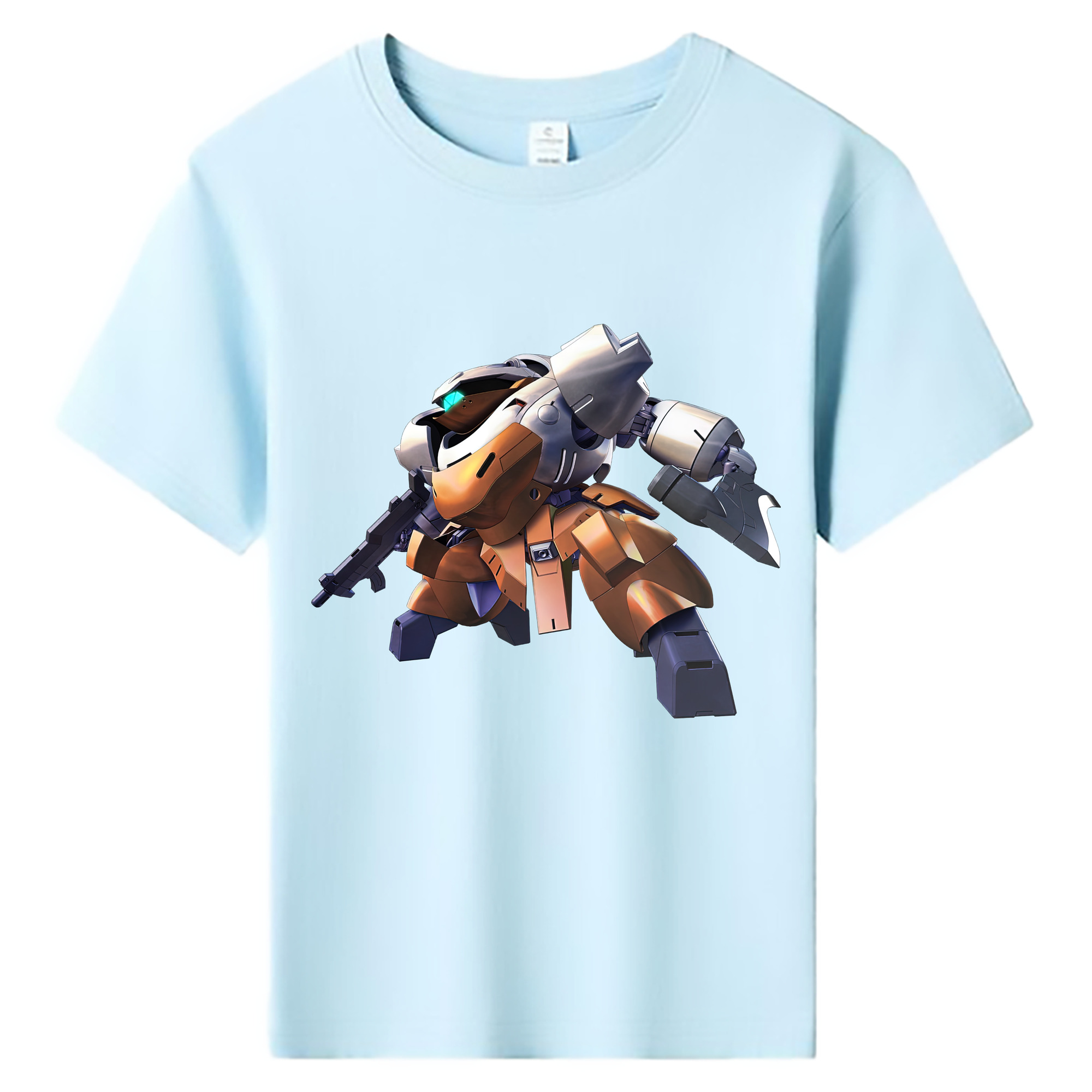 （画像用） 機動戦士ガンダム Mobile Suit Gundam 綿100％キッズTシャツ（フロントプリント）